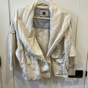 Cream Oversized Jacket 🤍